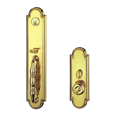 Brass Handle with Plate